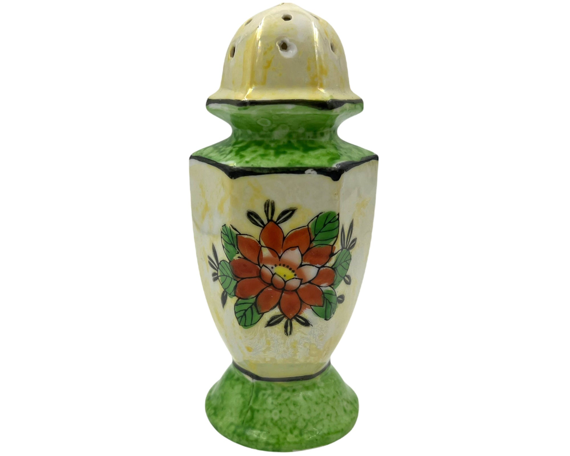 Art Deco 1930s MIJ Sugar Shaker Muffineer Made in Japan - Poppy's Vintage Clothing