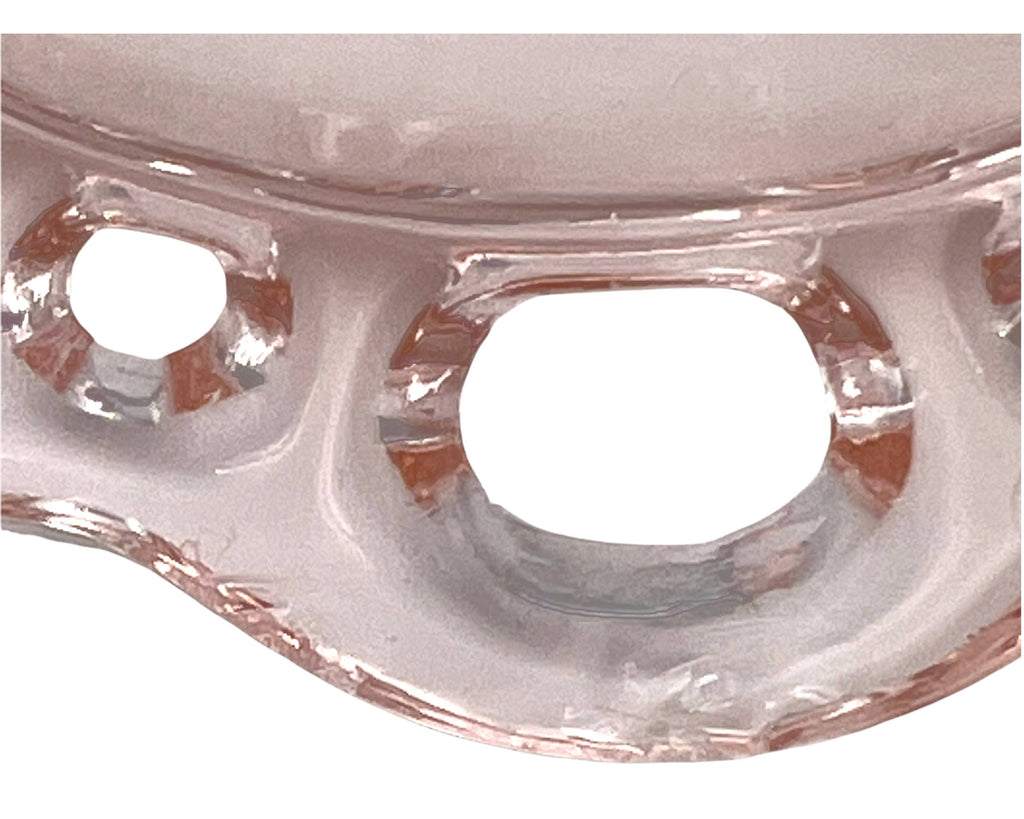 Hocking Old Colony Pink Depression Glass Candy Jar and Cover Open Lace Edge - Poppy's Vintage Clothing