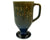 Vintage 1960s Wade Irish Porcelain Coffee Mug Green & Blue - Poppy's Vintage Clothing