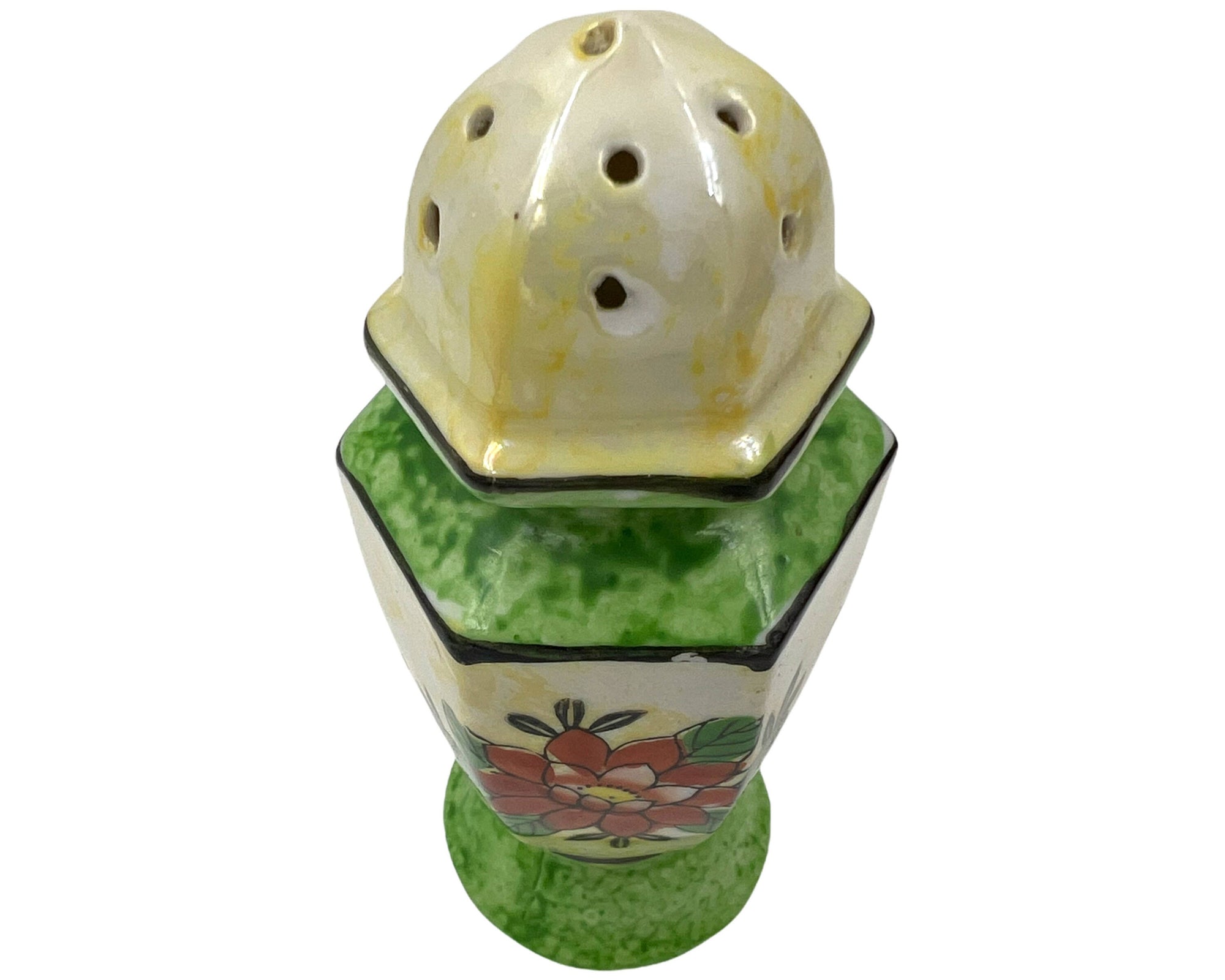 Art Deco 1930s MIJ Sugar Shaker Muffineer Made in Japan - Poppy's Vintage Clothing