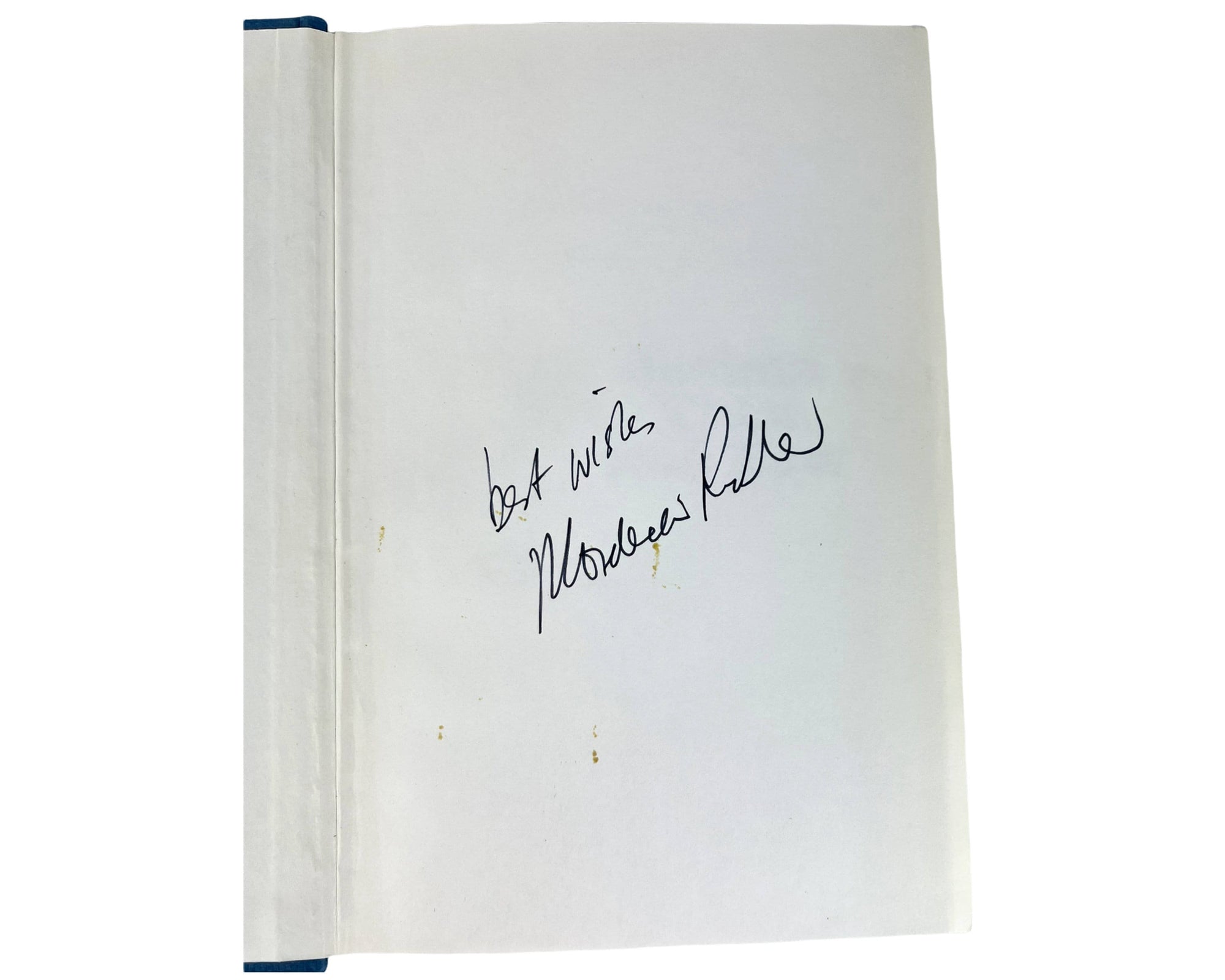 Joshua Then And Now Book Mordecai Richler Signed 1st Edition w Dust Jacket Fine - Poppy's Vintage Clothing