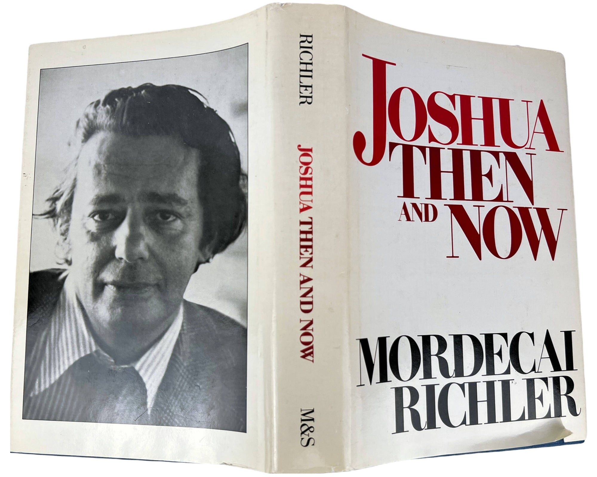Joshua Then And Now Book Mordecai Richler Signed 1st Edition w Dust Jacket Fine - Poppy's Vintage Clothing