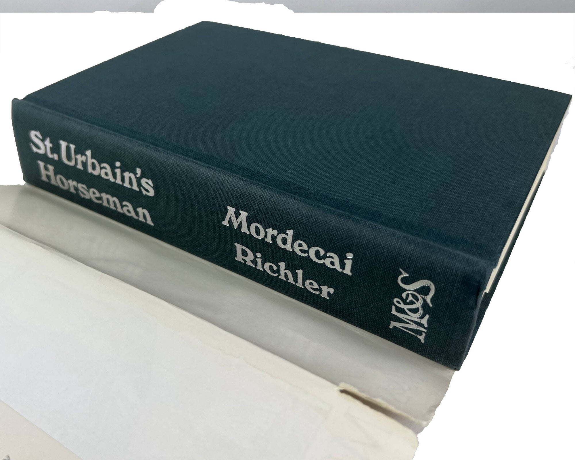 St Urbains Horseman Book Mordecai Richler Signed 1st Canadian Edition w Dust Jacket Fine - Poppy's Vintage Clothing