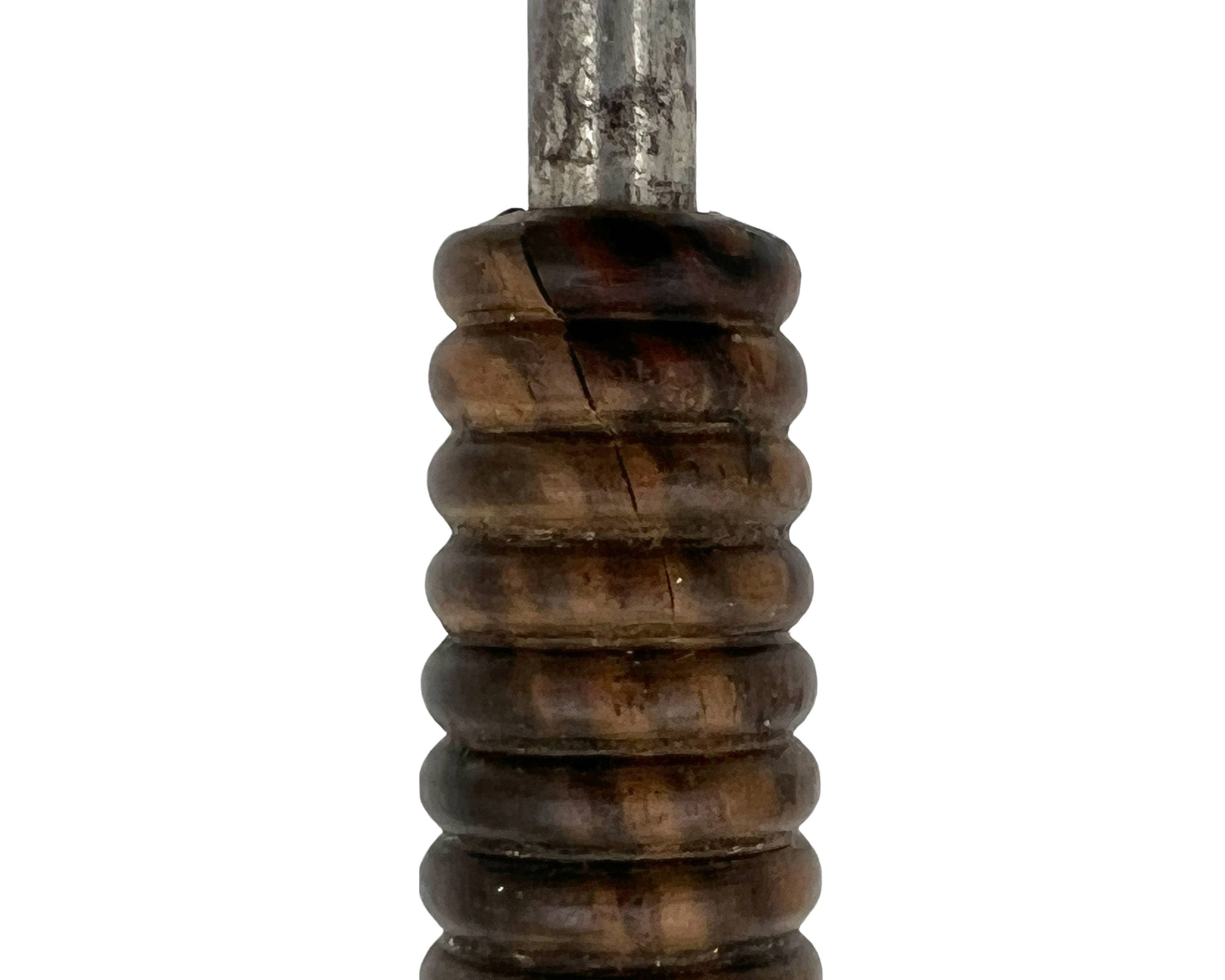 Antique Button Hook Turned Wood Handle 10.375 - Poppy's Vintage Clothing