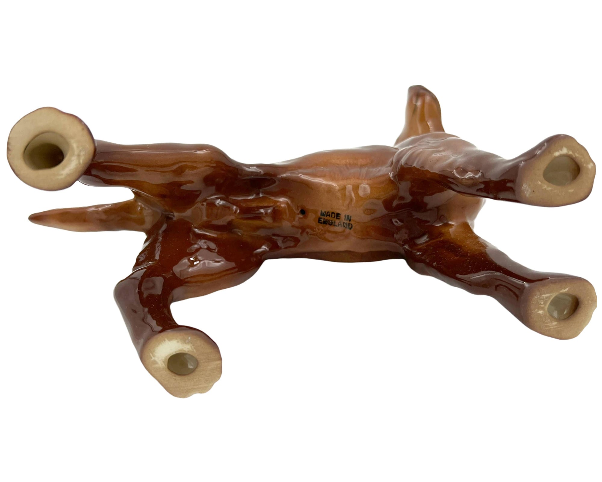 Vintage 1960s Coopercraft Dog Figurine Irish Setter Summerbank Pottery England - Poppy's Vintage Clothing