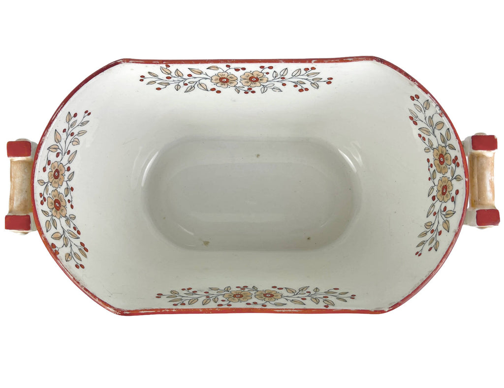 Antique Ridgways Persia Tureen Large Lidded w Under Plate - Poppy's Vintage Clothing