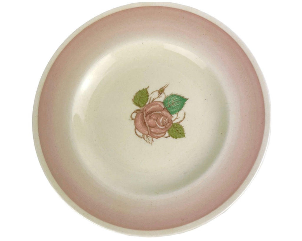 Vintage 1930s Susie Cooper Patricia Rose Faded Pink Trio Cup Saucer and Plate Rare - Poppy's Vintage Clothing