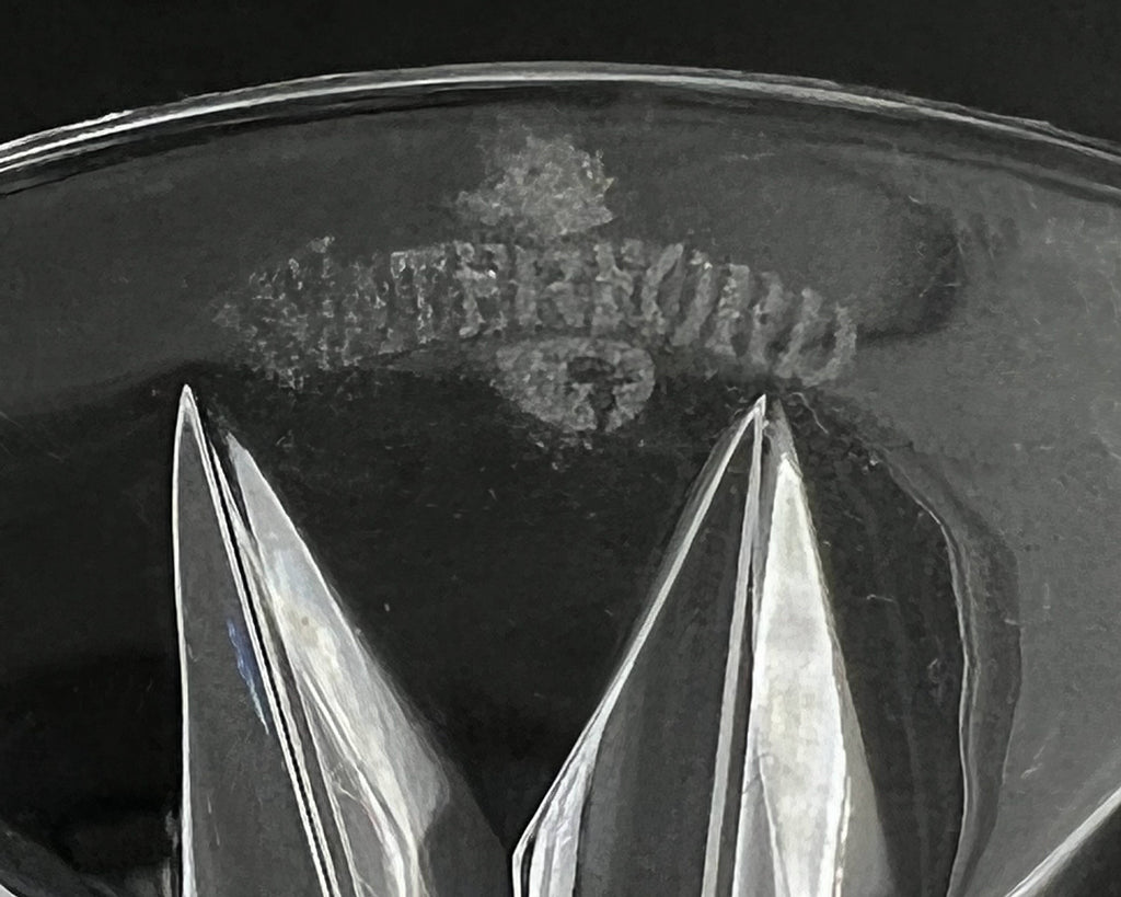 Vintage Waterford Kylemore White Wine Glass Stem 5.5 - Poppy's Vintage Clothing