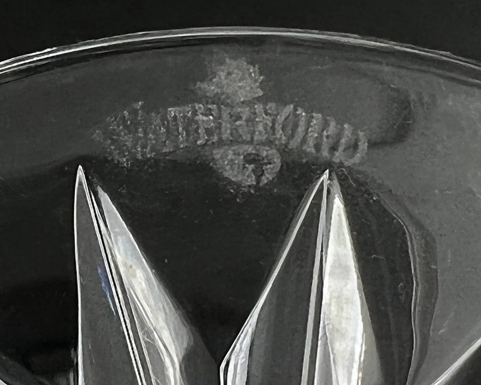 Vintage Waterford Kylemore White Wine Glass Stem 5.5 - Poppy's Vintage Clothing