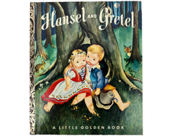 Hansel and Gretel Little Golden Book 1945 H Printing Fine Condition - Poppy's Vintage Clothing