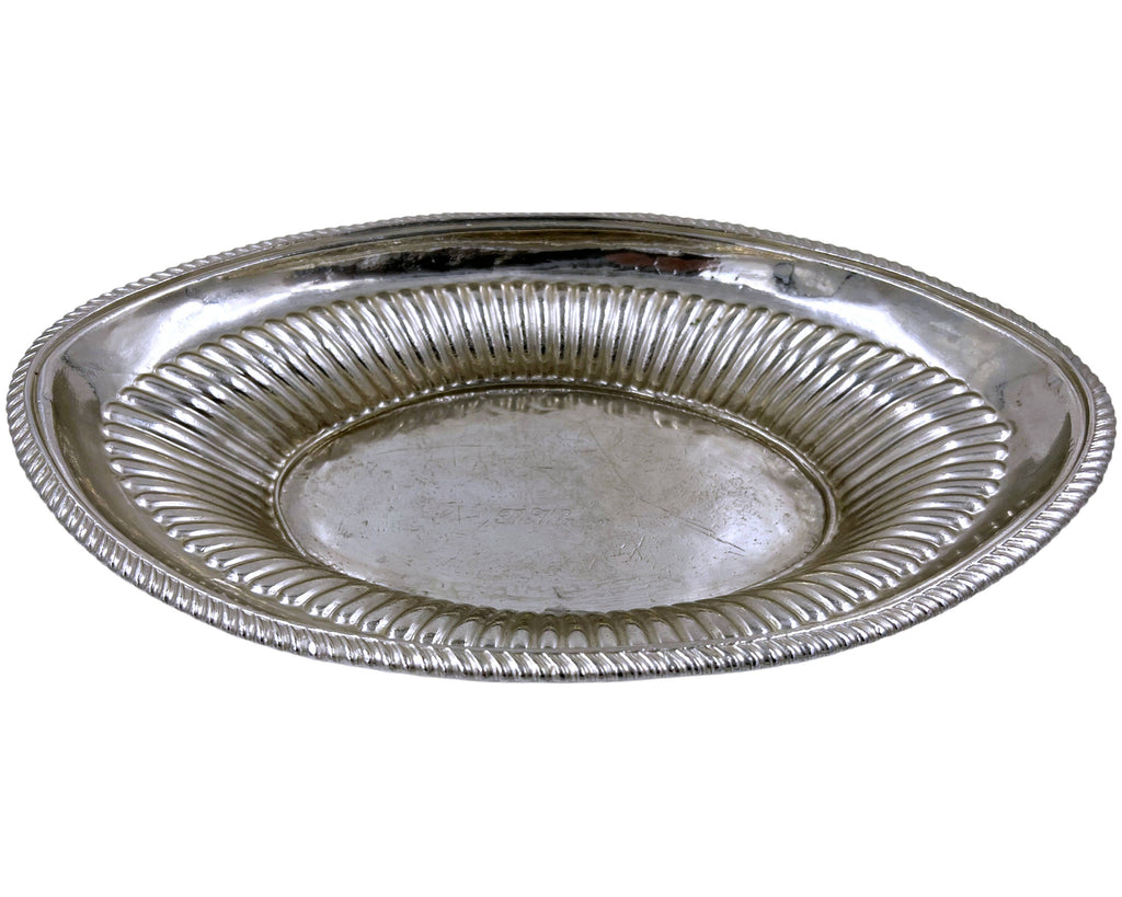 Antique Elkington Silver Bread Tray Windsor Hotel Montreal Serving Bowl 1906 - Poppy's Vintage Clothing