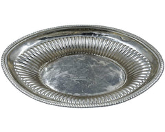 Antique Elkington Silver Bread Tray Windsor Hotel Montreal Serving Bowl 1906 - Poppy's Vintage Clothing