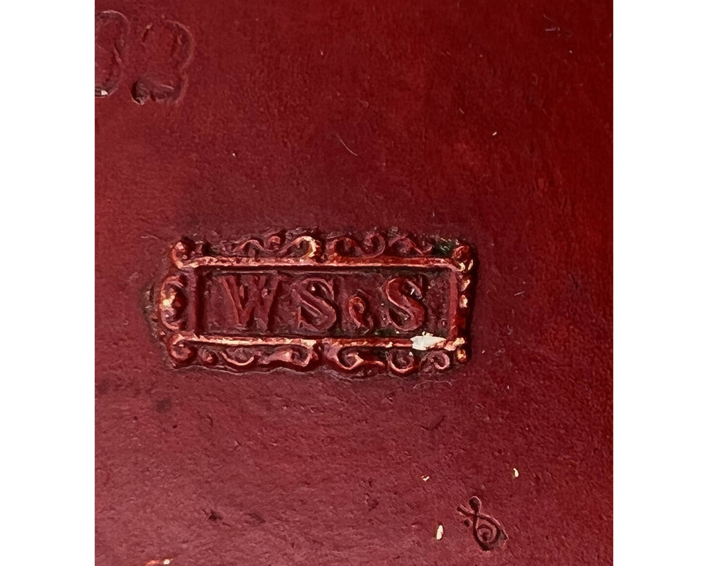 Antique Austrian Majolica Potpourri Jar Urn Wilhelm Schiller & Son Bohemia 2192 - Poppy's Vintage Clothing