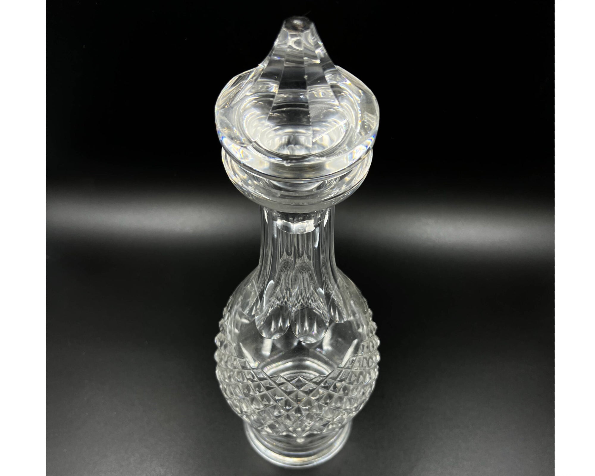 Vintage Waterford Colleen Wine Decanter with Stopper Cut Lead Crystal 13.25 - Poppy's Vintage Clothing