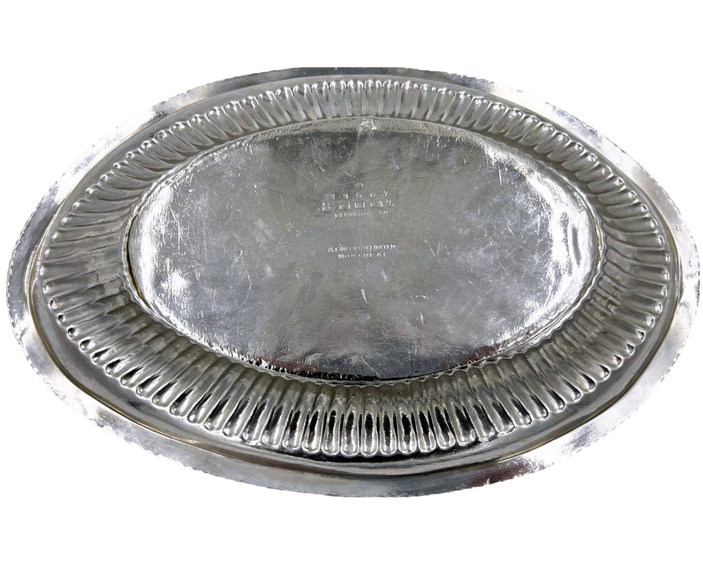 Antique Elkington Silver Bread Tray Windsor Hotel Montreal Serving Bowl 1906 - Poppy's Vintage Clothing