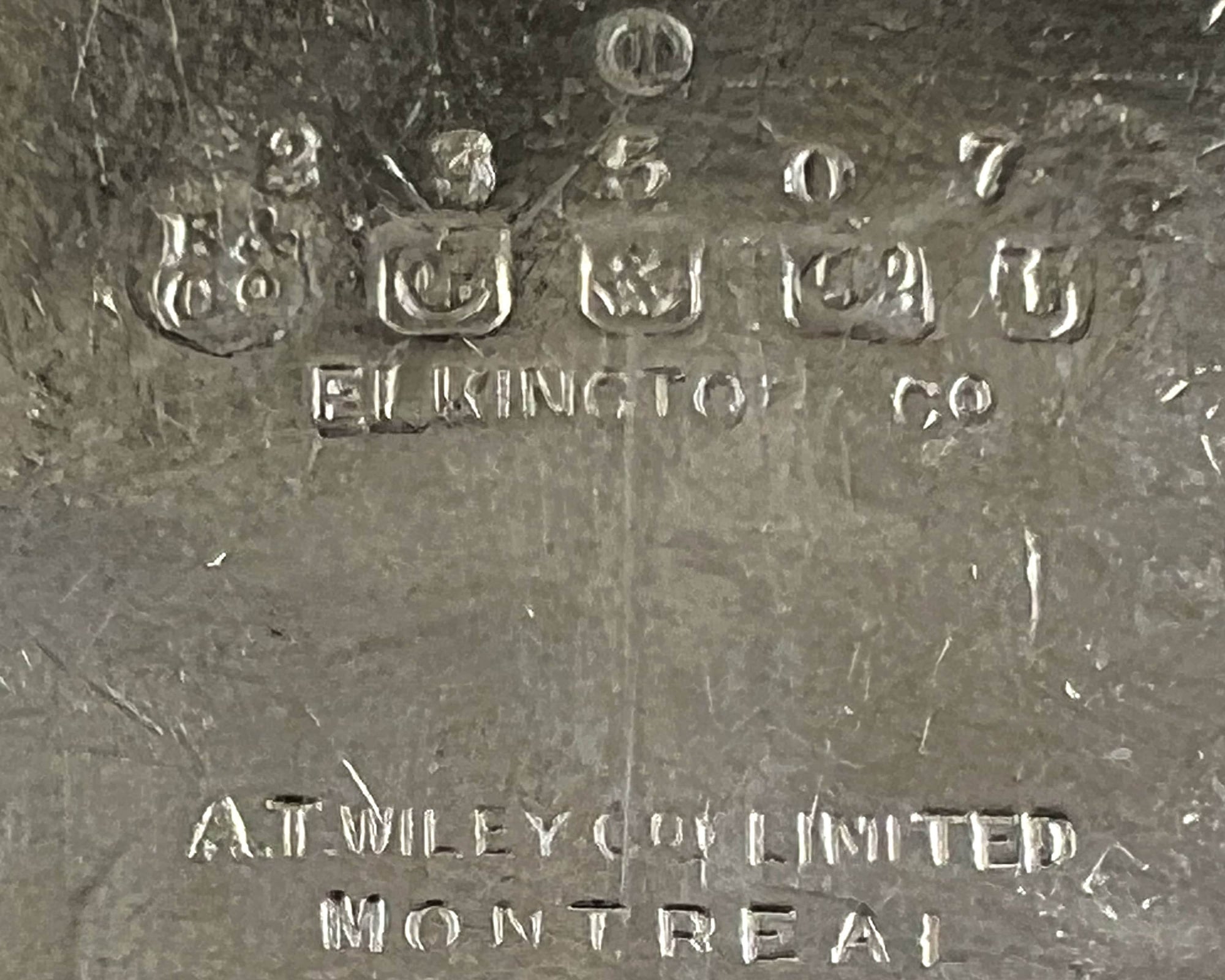 Antique Elkington Silver Bread Tray Windsor Hotel Montreal Serving Bowl 1906 - Poppy's Vintage Clothing