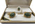 Vintage Sherman Senator Jade Cufflinks in Original Box - Poppy's Vintage Clothing