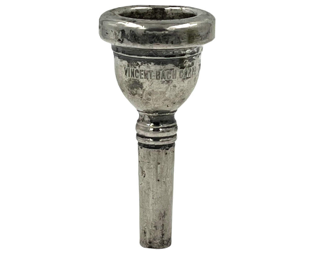 Old Vincent Bach Corp. 7C Trumpet Mouthpiece 100 grams 23mm Large Cup - Poppy's Vintage Clothing