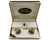 Vintage Sherman Senator Jade Cufflinks in Original Box - Poppy's Vintage Clothing