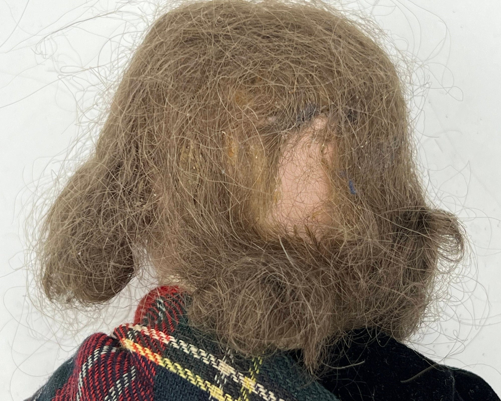 Antique Scottish Character Doll German Bisque Head Highland Dress 12 - Poppy's Vintage Clothing