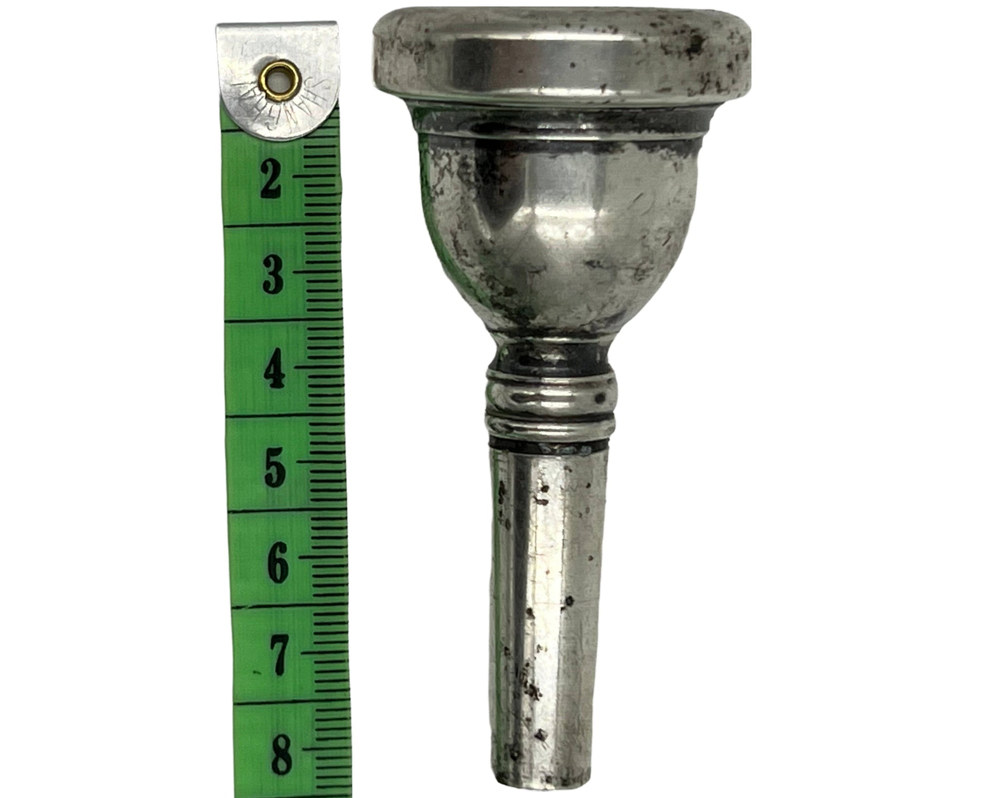 Old Vincent Bach Corp. 7C Trumpet Mouthpiece 100 grams 23mm Large Cup - Poppy's Vintage Clothing