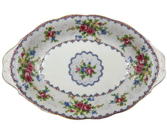 Vintage Royal Albert Bone China Petit Point Relish Dish - Poppy's Vintage Clothing