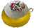 Vintage 1940s Paragon Bone China Cup & Saucer Yellow w Floral Spray A1183/4 - Poppy's Vintage Clothing