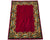 Antique Plush Carpet Teodor Finster Lodz Poland c 1910 58 x 80 - Poppy's Vintage Clothing