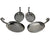 Mid Century Spring Switzerland Stainless Steel Individual Pans Set of 4 - Poppy's Vintage Clothing