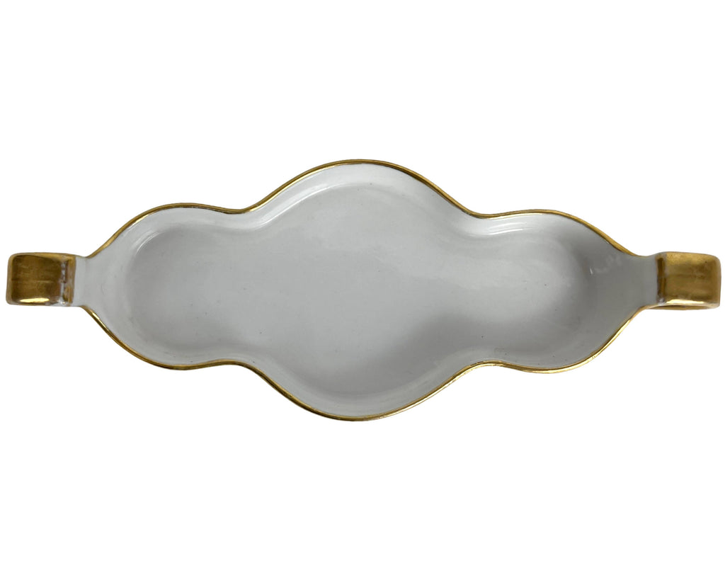 Art Deco Noritake Porcelain Cruet Set Jam Pot Salt Pepper Shakers - Poppy's Vintage Clothing