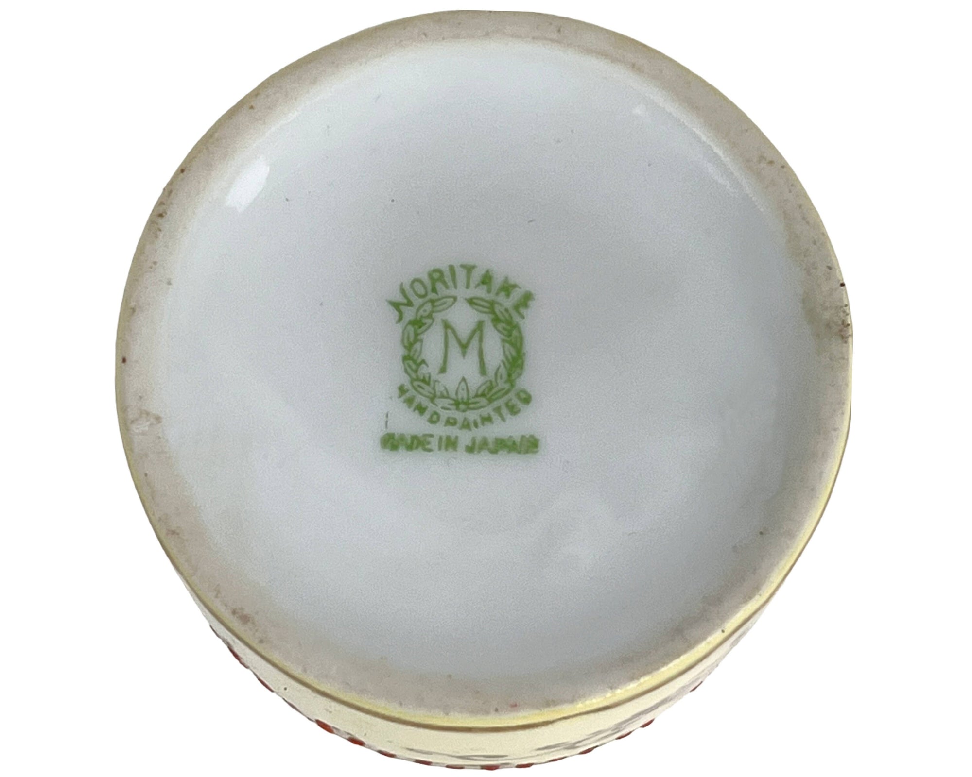 Art Deco Noritake Porcelain Cruet Set Jam Pot Salt Pepper Shakers - Poppy's Vintage Clothing