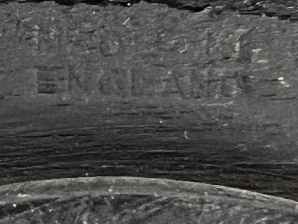 Antique 19th c Staffordshire Pratt Polychrome Paste Pot Lid Persuasion Framed - Poppy's Vintage Clothing