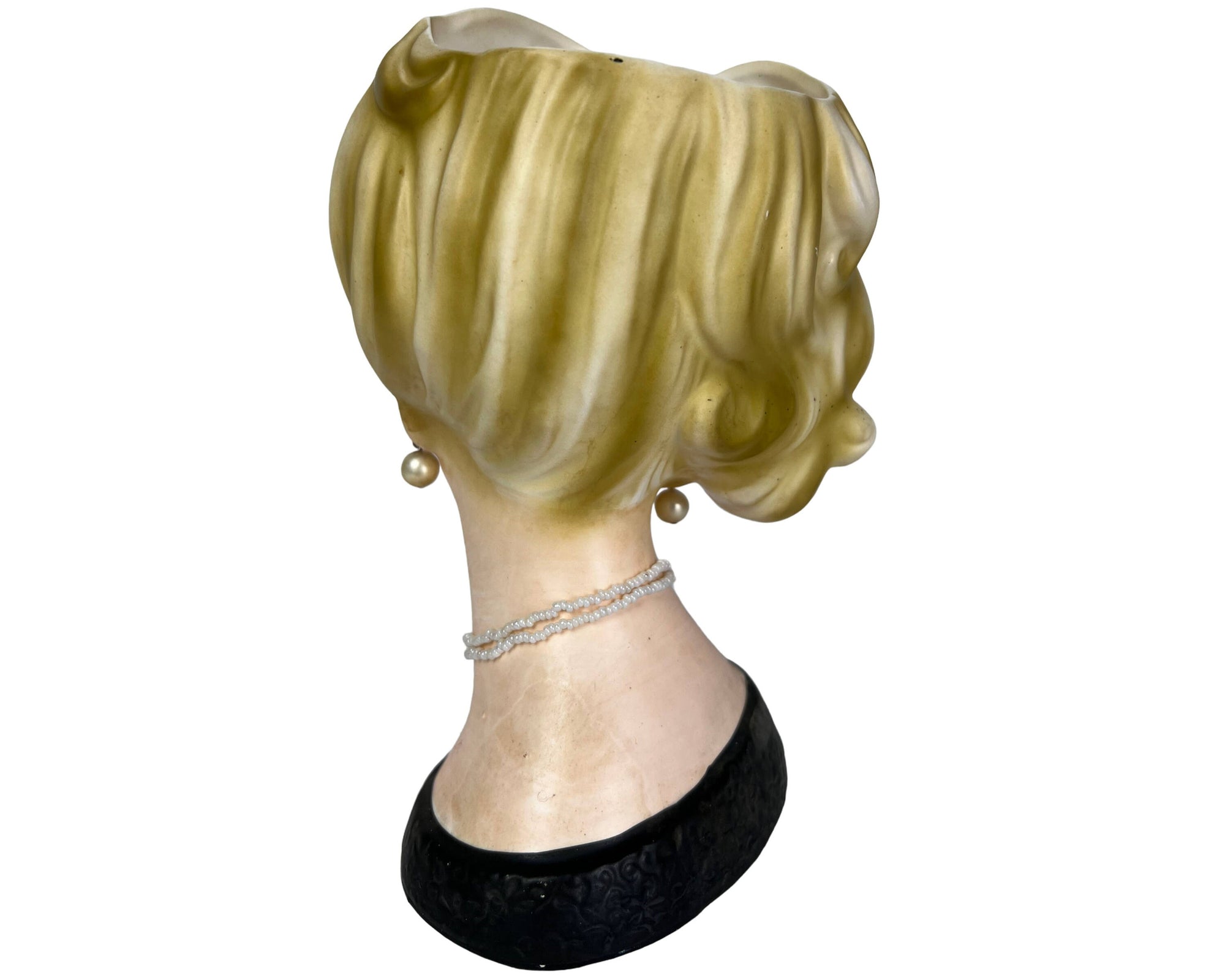 Vintage Head Vase Kim Novak 8 Tall Napco Ceramic Japan Napcoware C 7473 - Poppy's Vintage Clothing