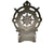 Antique Russian Silver Salt Chair Kostroma Assay Mark  Maker Mark - Poppy's Vintage Clothing