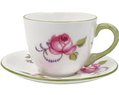Vintage Shelley Miniature Bone China Cup & Saucer Lowestoft Westminster 13916 - Poppy's Vintage Clothing