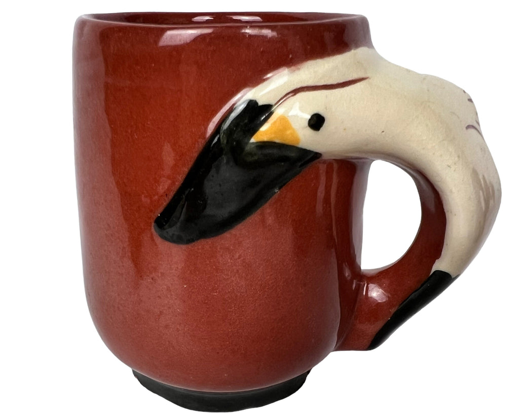 Vintage 1940s Quebec Pottery Nautical Mugs Marcel Choquette for Faiencerie dArt Marine Series - Poppy's Vintage Clothing