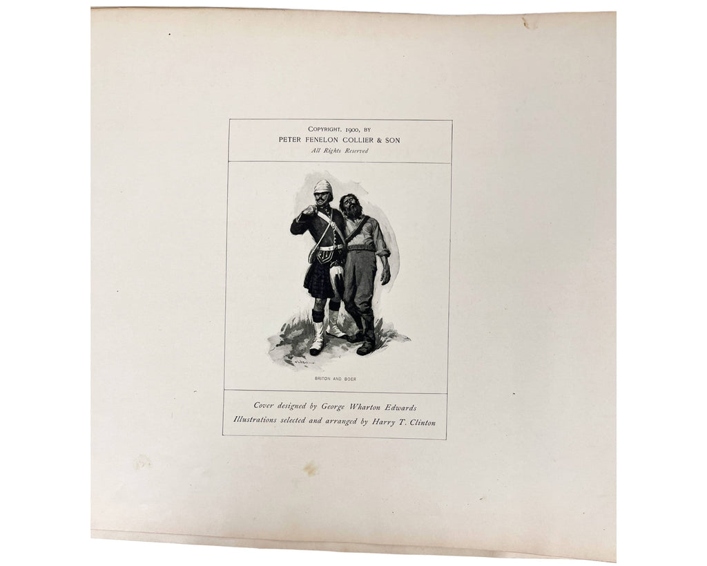 The South African War Book Captain AT Mahan 1st Edition 1900 Peter Fenelon Collier - Poppy's Vintage Clothing