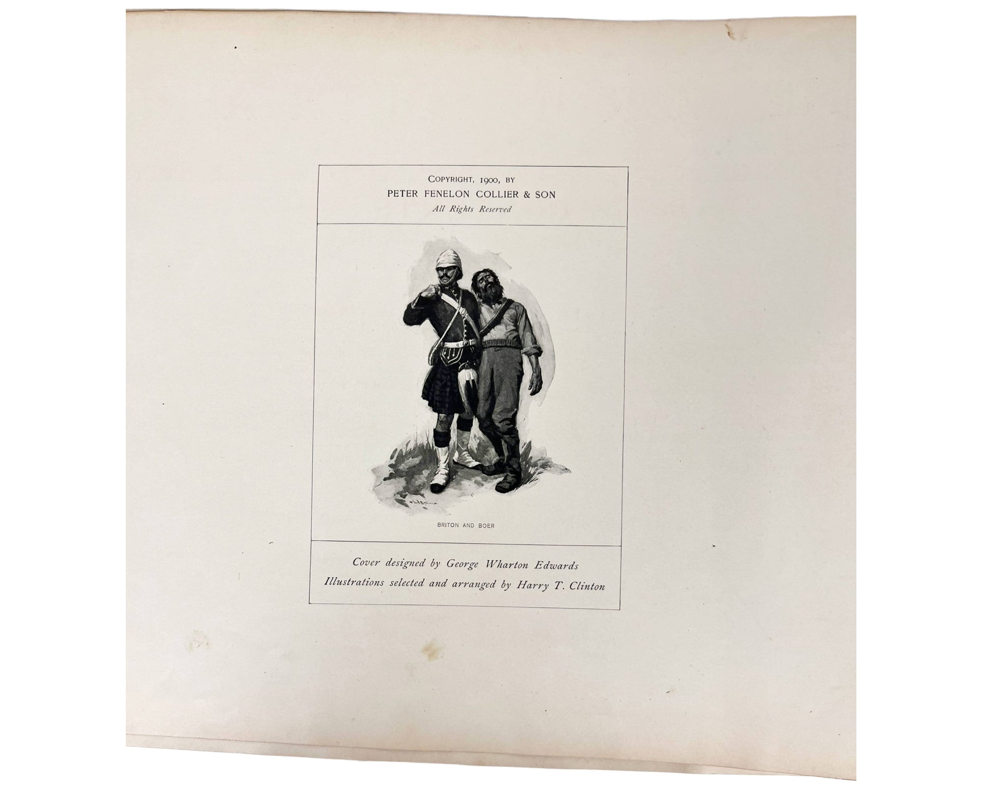 The South African War Book Captain AT Mahan 1st Edition 1900 Peter Fenelon Collier - Poppy's Vintage Clothing