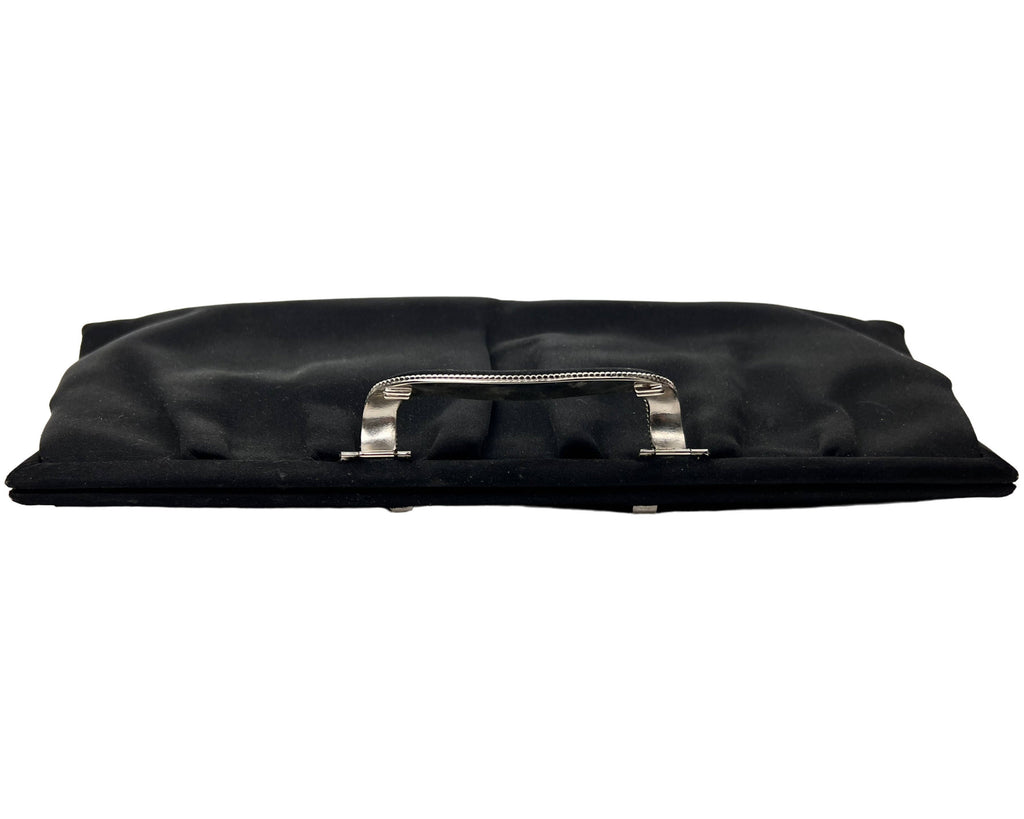 Vintage 1950s Spulcioni Firenze Evening Clutch Purse Beaded Peau de Soie - VFG - Poppy's Vintage Clothing