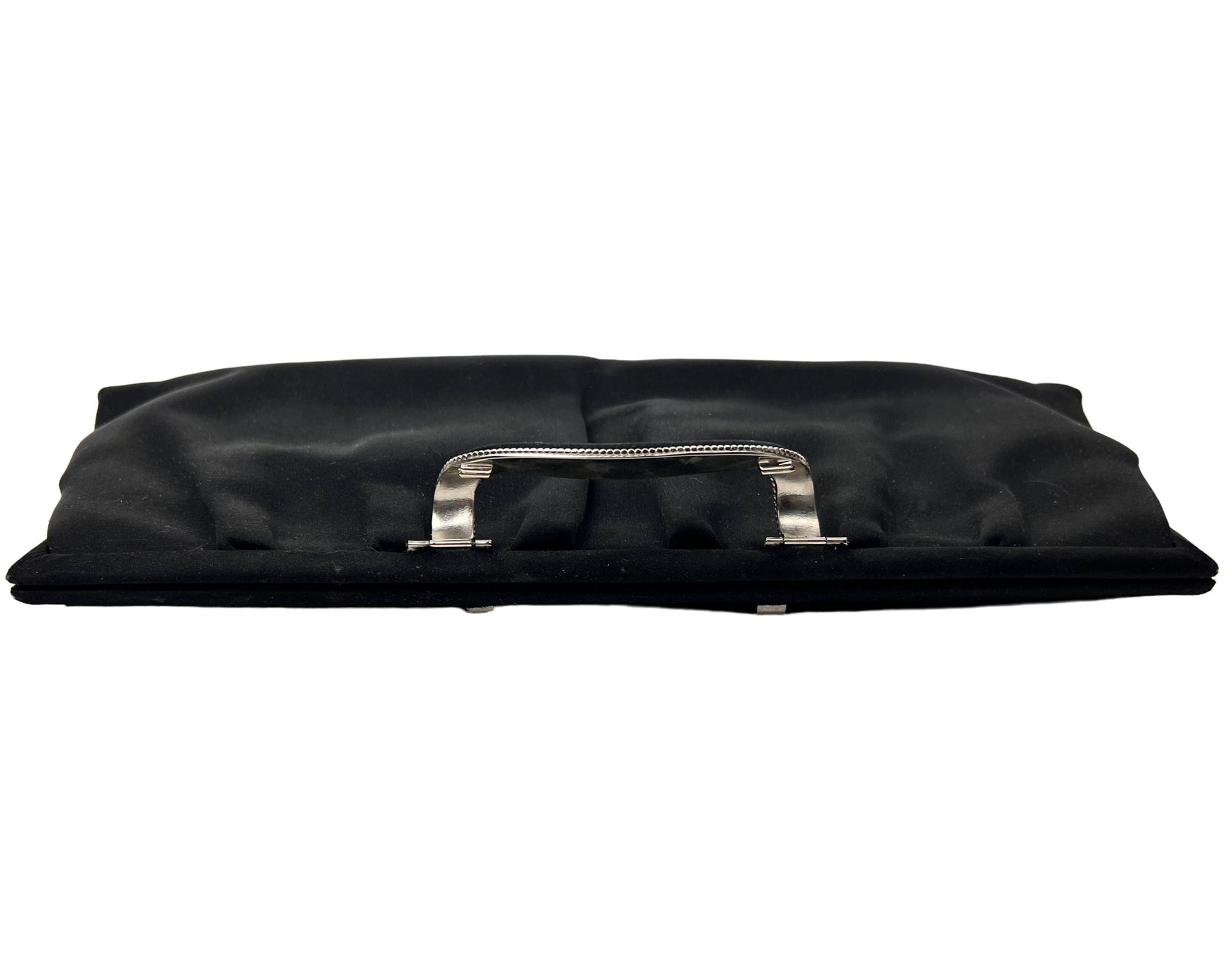 Vintage 1950s Spulcioni Firenze Evening Clutch Purse Beaded Peau de Soie - VFG - Poppy's Vintage Clothing