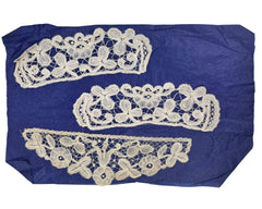 Antique Lace Collar and Cuffs Hand Made Victorian Era - Poppy's Vintage Clothing