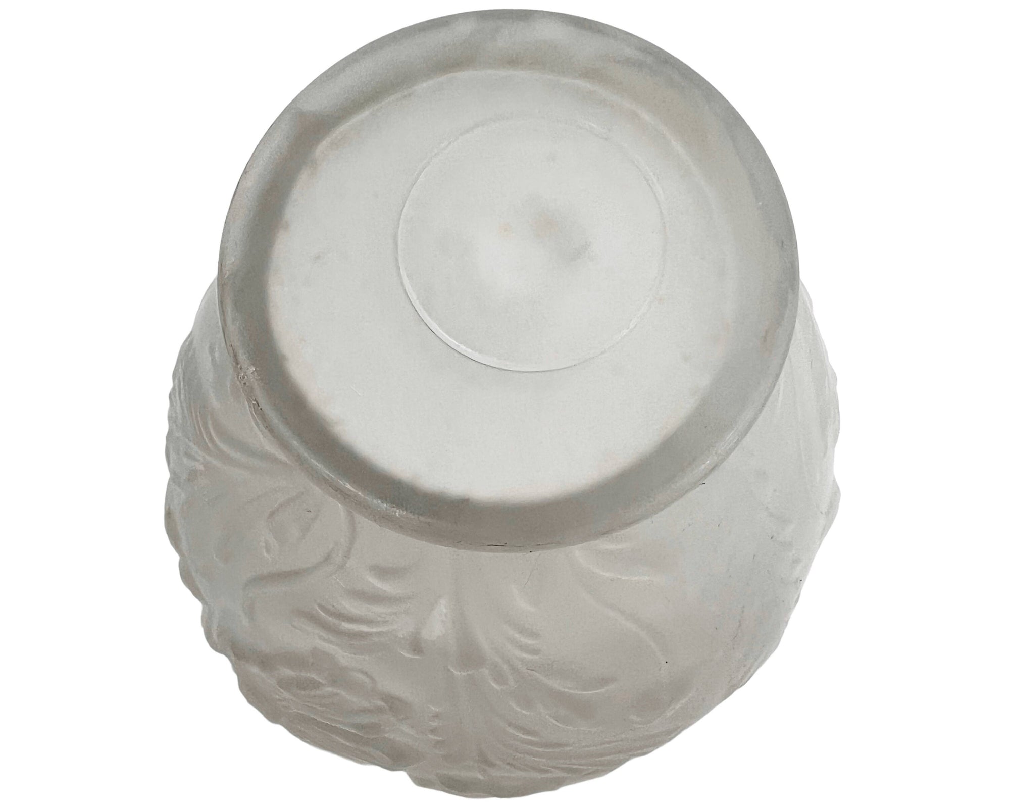 1920s Consolidated Art Glass Deco Martele Vase Poppies Pattern Satin Glass - Poppy's Vintage Clothing