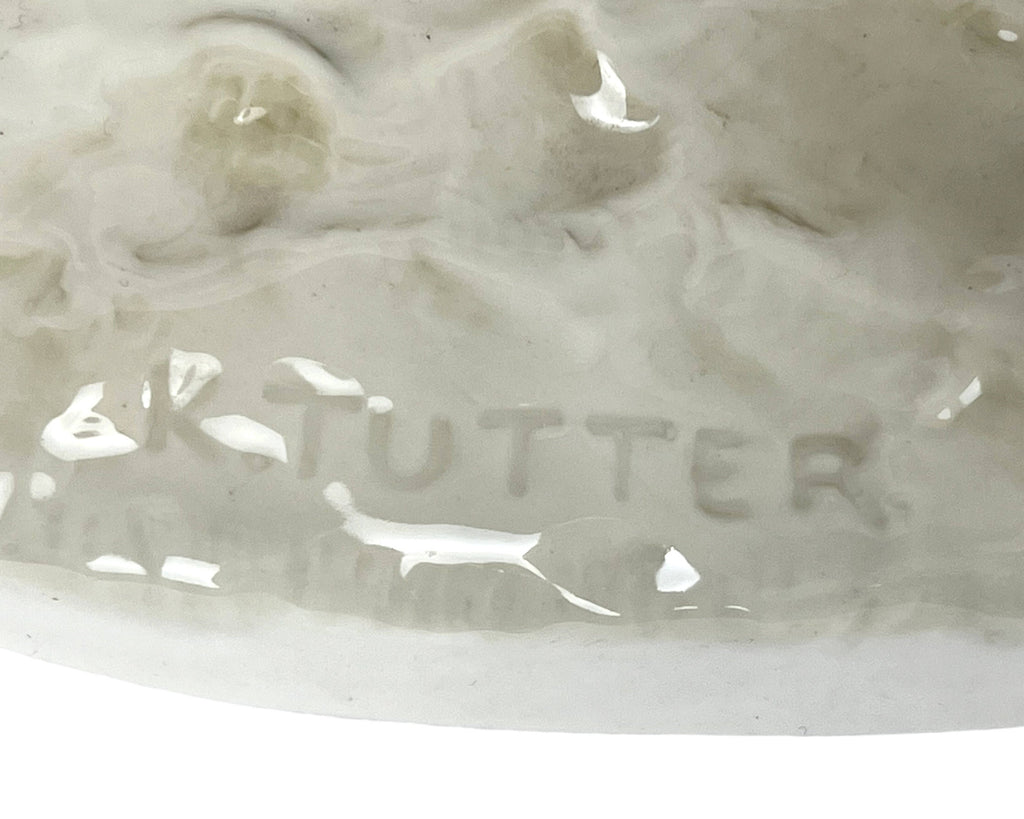 Large Vintage 1940s Hutschenreuther Porcelain Figurine Girl w Greyhounds K Tutter - Poppy's Vintage Clothing