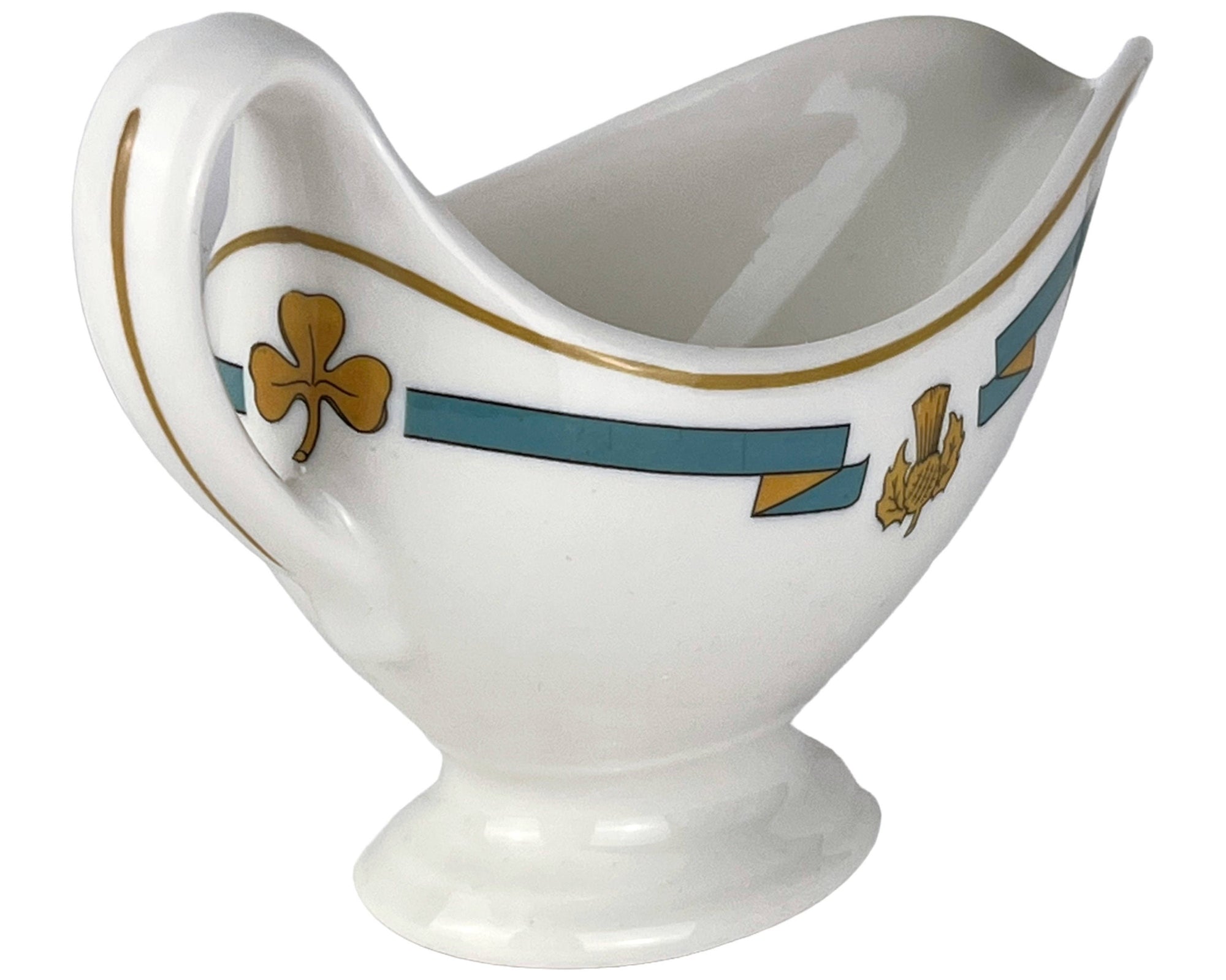 1962 Vintage City of Montreal Quebec Restaurant Ware Syracuse China Gravy Boat - Poppy's Vintage Clothing
