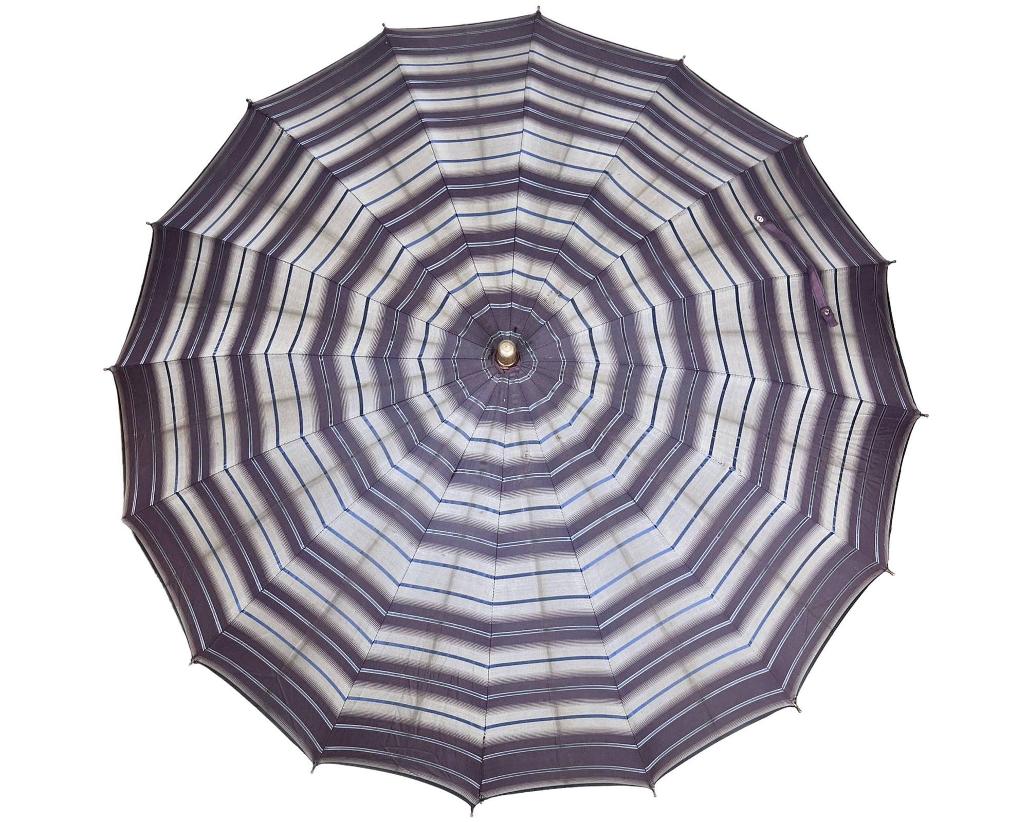 Vintage 1940s Umbrella Apple Juice Bakelite Handle - Poppy's Vintage Clothing