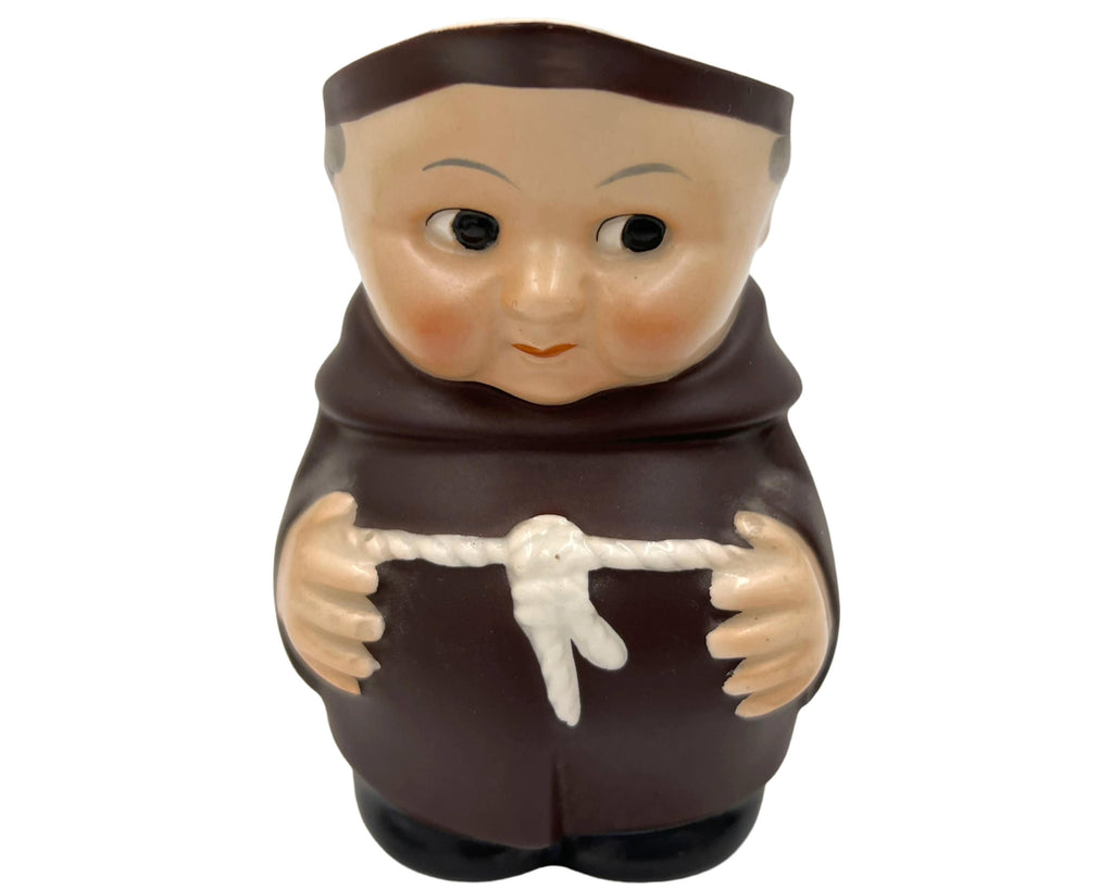 Vintage 1950s Goebel Friar Tuck Monk Creamer TMK 2 Full Bee S 141/0 - Poppy's Vintage Clothing