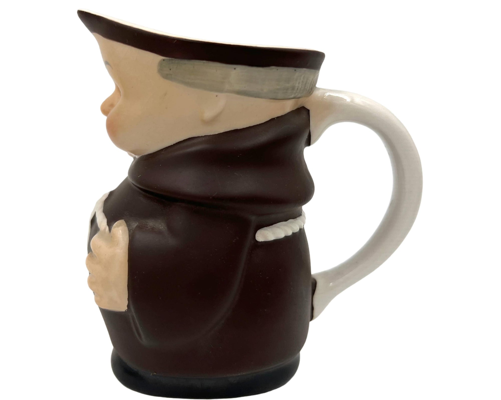 Vintage 1950s Goebel Friar Tuck Monk Creamer TMK 2 Full Bee S 141/0 - Poppy's Vintage Clothing