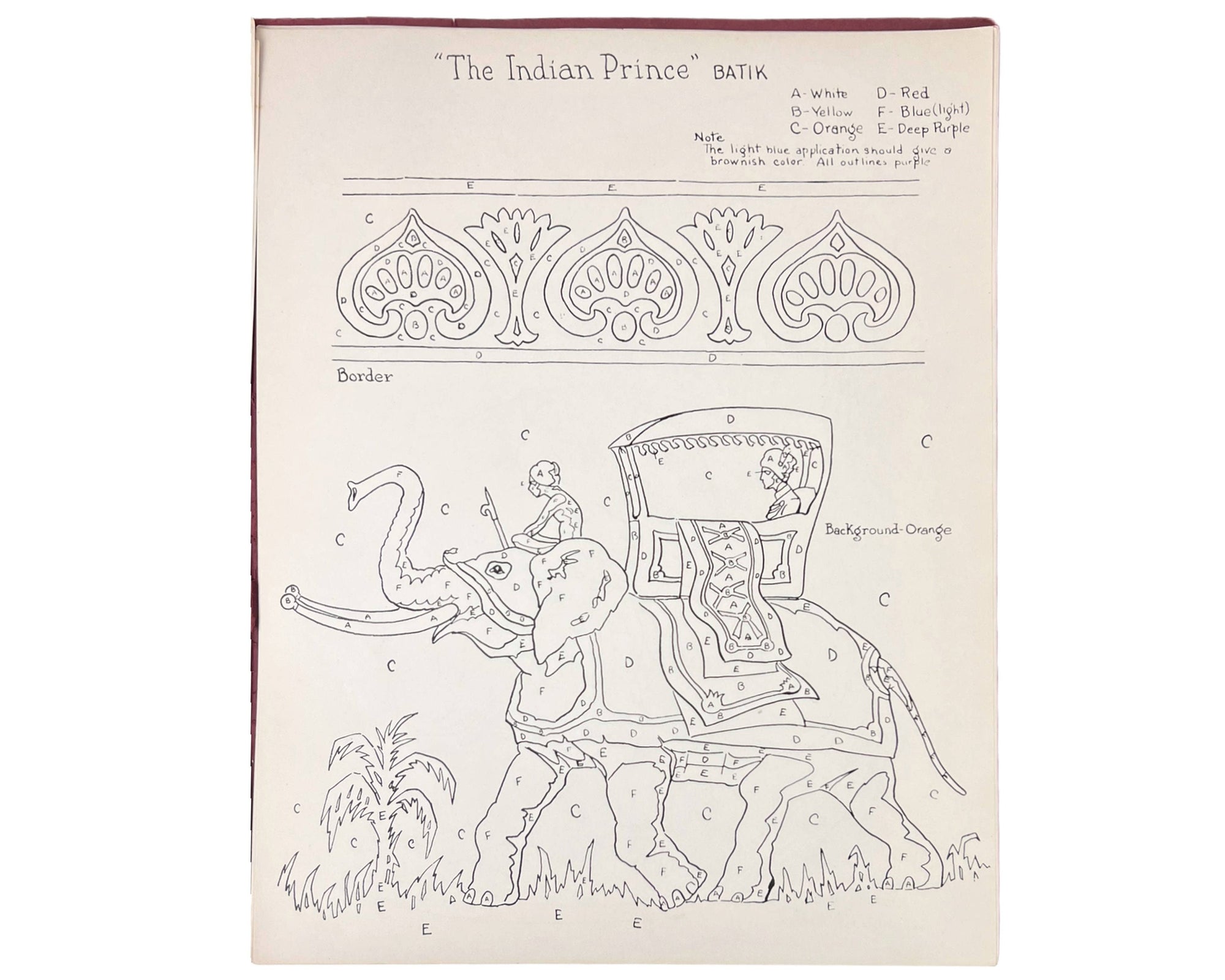 Vintage 1927 Designs For Textile Decoration Portfolio Fireside Industries Adrian Michigan - Poppy's Vintage Clothing