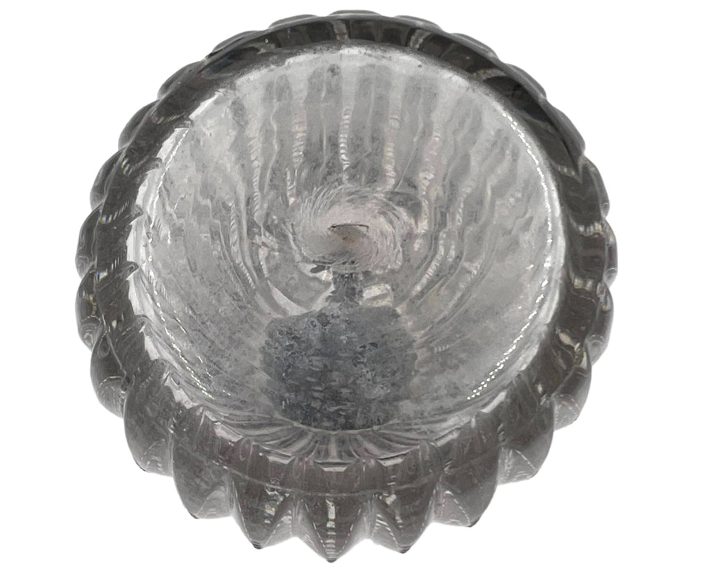 Antique ABP American Brilliant Glass Sugar Shaker Notched Mitres - Poppy's Vintage Clothing