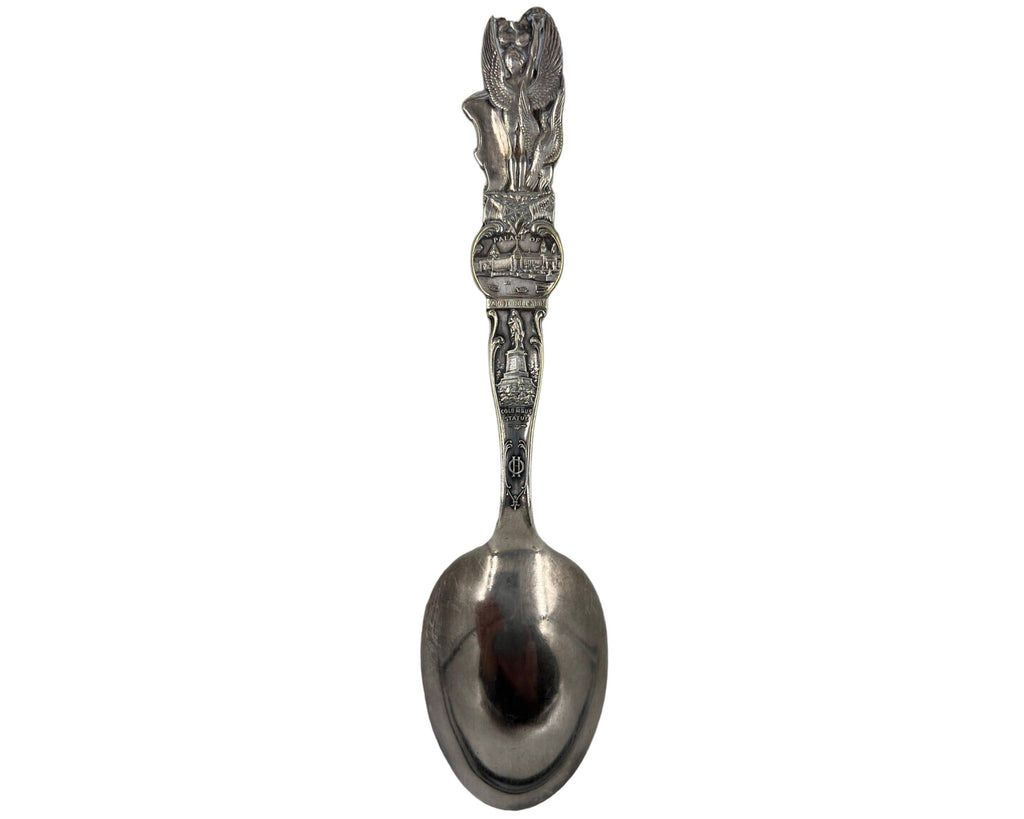Antique 1904 St Louis Worlds Fair Souvenir Spoon Hirsch & Oppenheimer - Poppy's Vintage Clothing